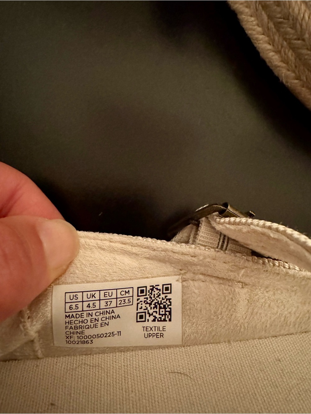TOMS Natural Canvas Mary Jane Espadrilles with Buckle - Picture 11 of 11